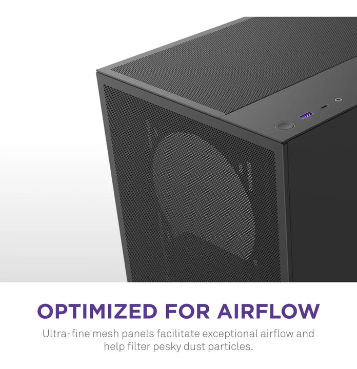 Carcasa Atx Media Torre Para Juegos Alto Flujo De Aire