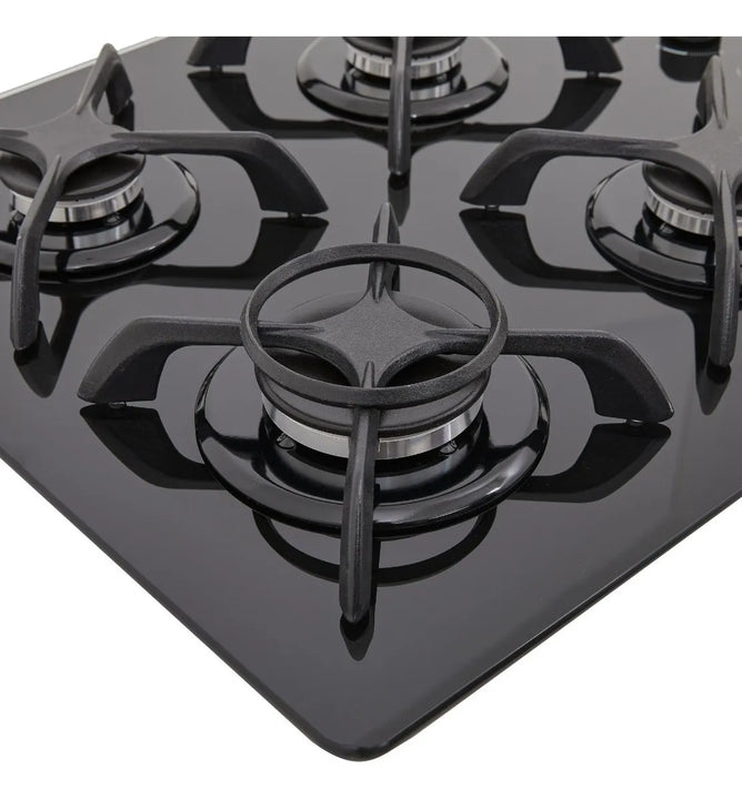 Estufa De Empotrar Cristal 60x43 Cm Gas Natural Haceb Color Negro