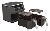 18lb Ninja Dz201 Freidora De Aire Air Fryer 7.6l 6 Funcione Gris Oscuro