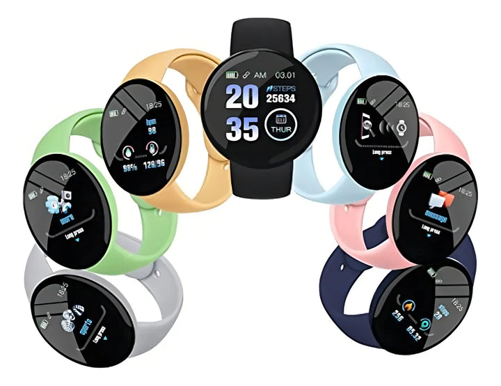 Smartwatch Reloj Inteligente D18 Heart Rate Modelo 2022