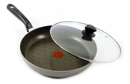 Sartén Talent Triforce Imusa 30cms Tapa Vidrio Antiadherente Gris