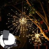 Luces Led Erizo De Enchufe Micro Leds Adorno Navideño Amarillo
