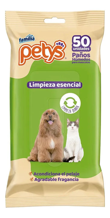 Pañitos Húmedos Petys 50 Unida