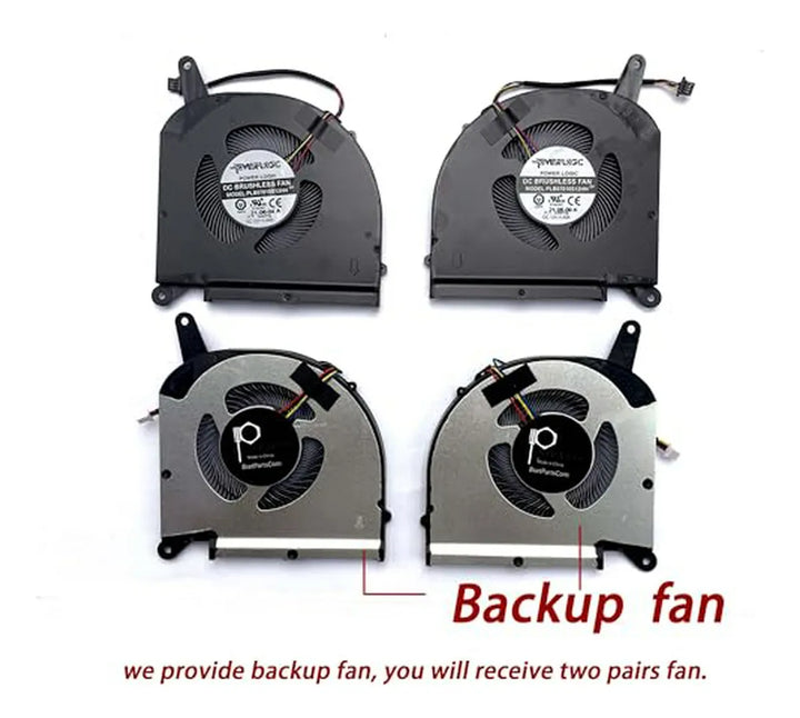 Reemplazo Ventilador Cpu+gpu Para Gigabyte Aero 15 Y Aorus 1