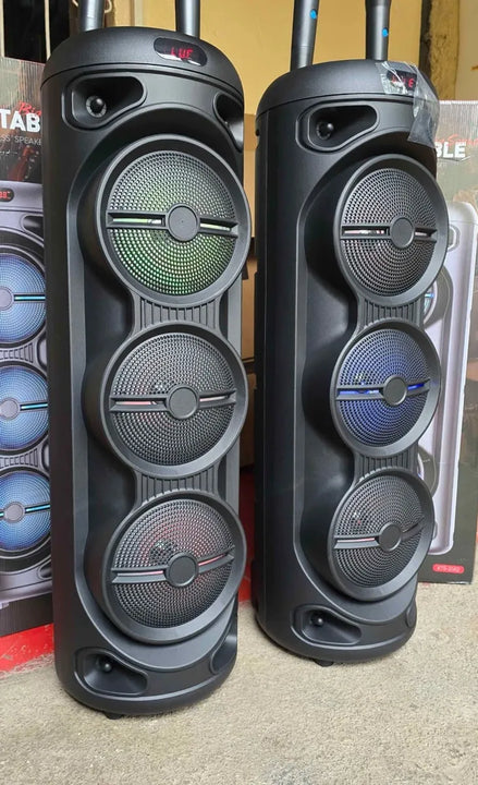 Parlante Torre Sonido Poderoso 8 Pulgadas Kts Negro