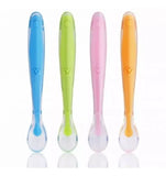 Cuchara Para Bebes Silicona X2u Color Verde