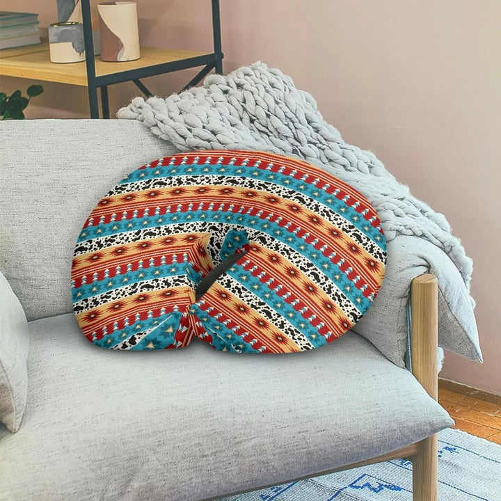 Funda De Almohada De Lactancia Azteca A Rayas