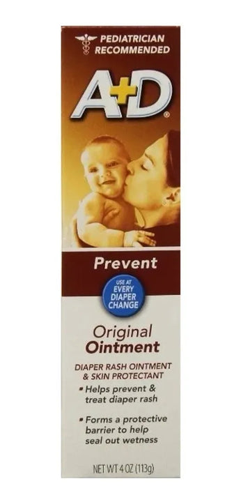 Crema Antipañalitis A+d 4 Oz 113grs Pañalitis X2 Tubos