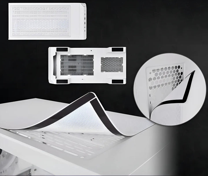 Chasis Thermaltake View 300 Mx + 3 Ventilador Rgb- Blanco