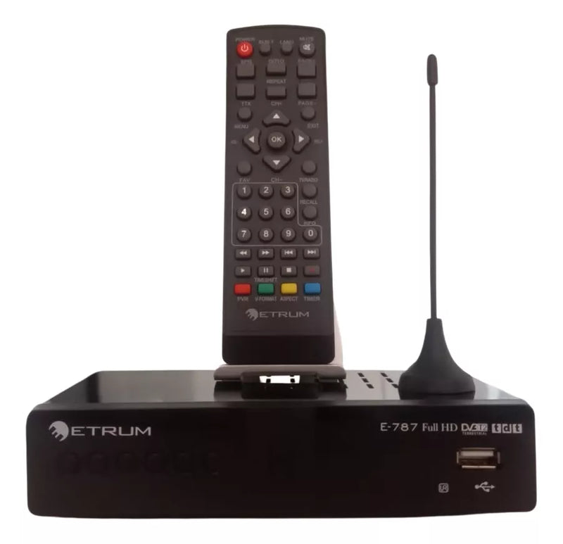 Decodificador Tdt Receptor Tv Digital Dvb Hdmi C/antena