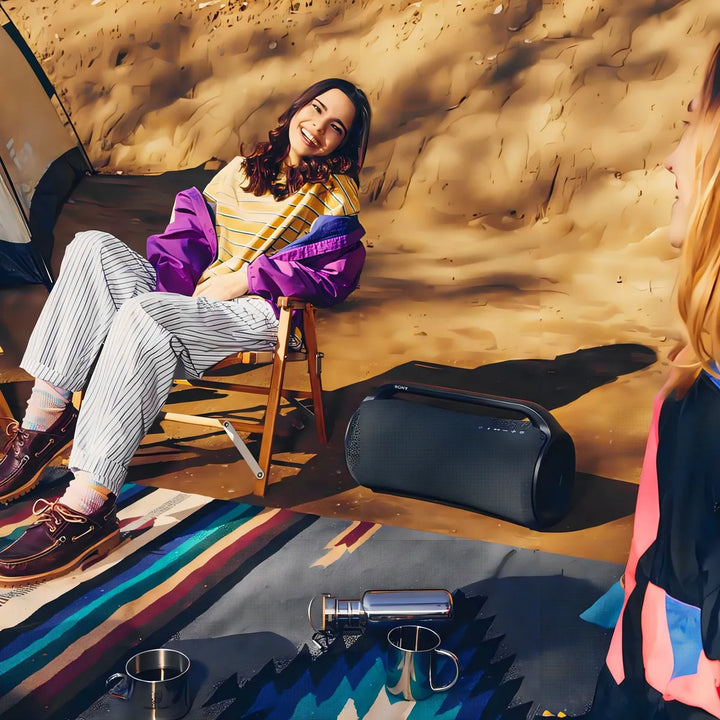 Parlante Sony Bluetooth Resistente Al Agua | Srs-xg500 Color Negro