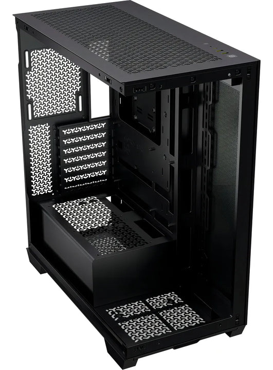 Gabinete Gamer Corsair 3500x Tg Midtower Icue Rgb Negro