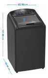 Lavadora Automática Mabe LMC48100WDAB0 18 Kg Carga Superior Digital Diamond Gray