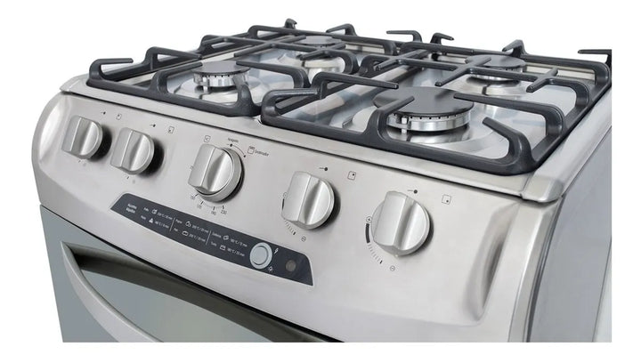 Estufa Orégano Haceb 60 Cms Inox Gas Natural Inoxidable