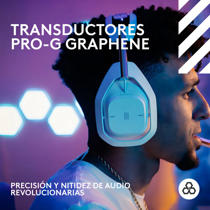 Audifono Gamer Astro A50 X Lightspeed Wireless con base White Color Blanco