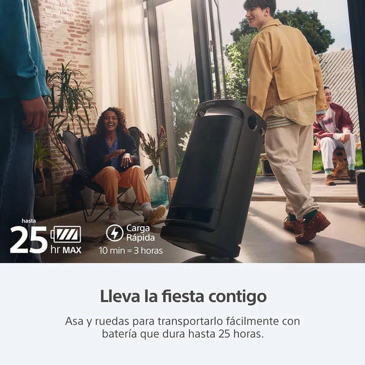 Parlante Inalámbrico Serie X De Alta Potencia Srs-xv900 Color Negro