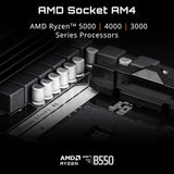 Board Gigabyte B550 Eagle Wifi6 Am4 Ddr4 Color Negro