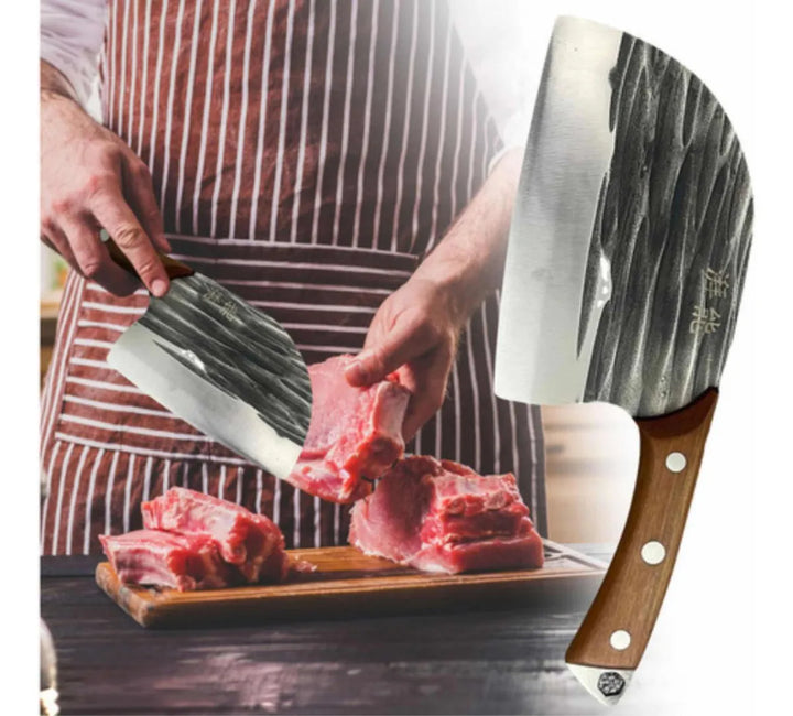 Cuchillo Cabeza De Pezcado Plateado