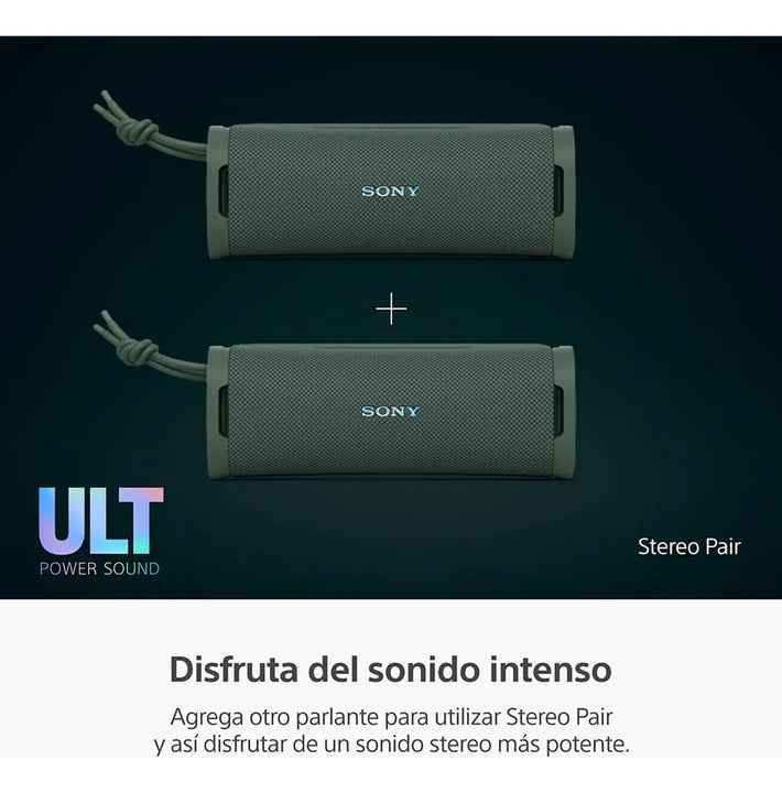 Bocina Sony Portátil Inalámbrica Ult Field 1 | Srs-ult10 Color Gris Bosque