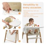 Silla Alta Para Bebés Y Niños Ajustable Y Fácil De Limpiar