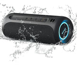 Altavoz Portátil, Altavoz Bluetooth Inalámbrico, Ipx7 Imperm Color Negro