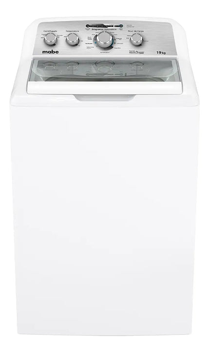 Lavadora Automática Agitador 19kg Blanca Mabe Lma79114vbab0
