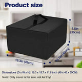 Funda Negra Resistente Al Calor Para Air Fryer Ninja - 6 En