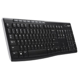 Logitech K270, Teclado Inalámbrico Unifying / Multimedia Teclado Negro Idioma Español