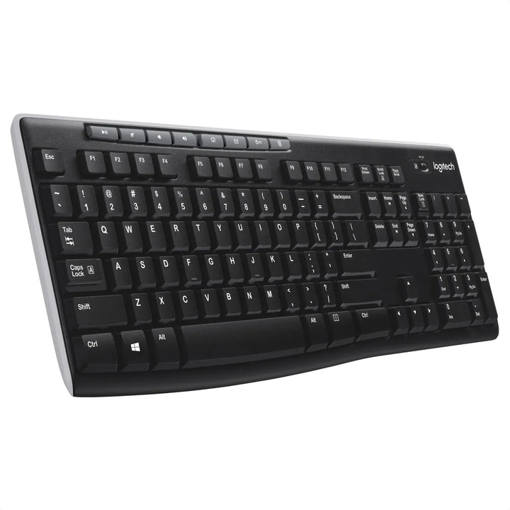 Logitech K270, Teclado Inalámbrico Unifying / Multimedia Teclado Negro Idioma Español