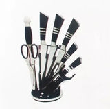 Set Juego Cuchillos 9 Piezas Winsor Acero Inoxidable