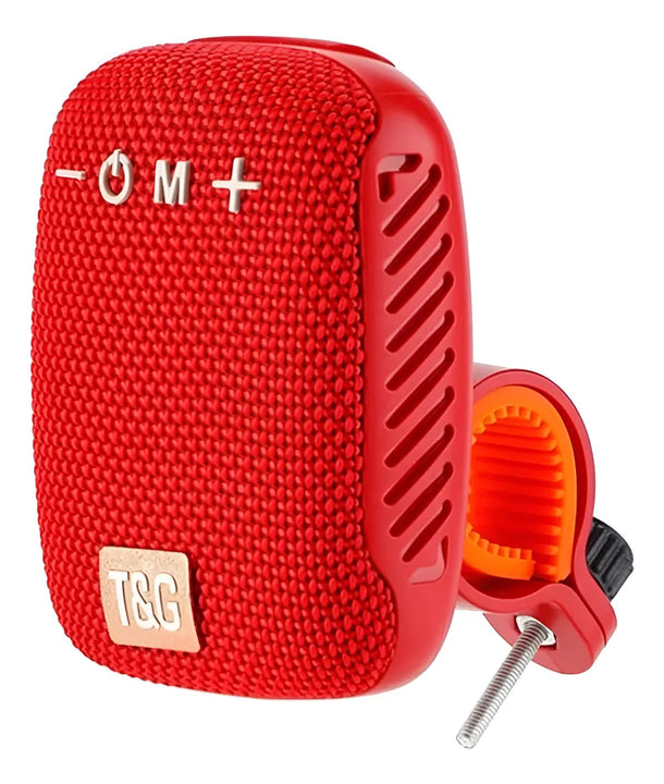 Parlante Para Bicicleta Portátil Tg-392 Rojo