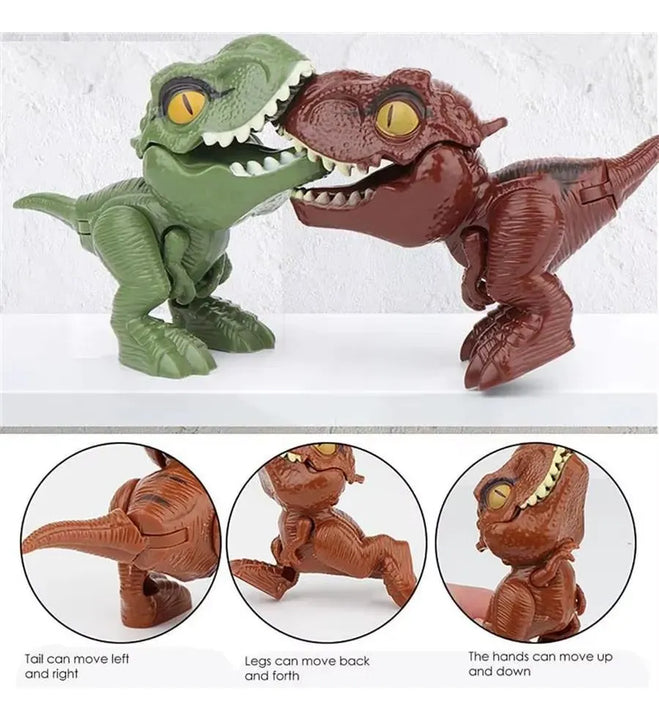 Dinosaurio Mordelon Coleccionable Juguete Niño X5 Unidades