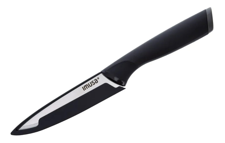Cuchillo Multiusos 12cm Imusa Talent Acero Inoxidable Color Negro