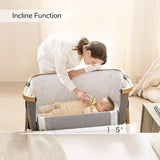 Moisés Y Cama De Noche 3 En 1 Para Bebé Altura Ajustable