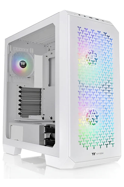 Chasis Thermaltake View 300 Mx + 3 Ventilador Rgb- Blanco