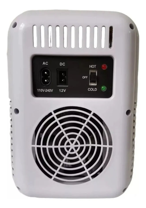 Mini Nevera Portátil Cosméticos Medicamentos Blanca Blanco