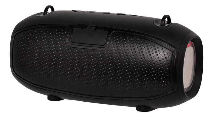 Parlante Recargable Rhythm 30w Vta Con Bluetooth Luces Led Y Color Negro