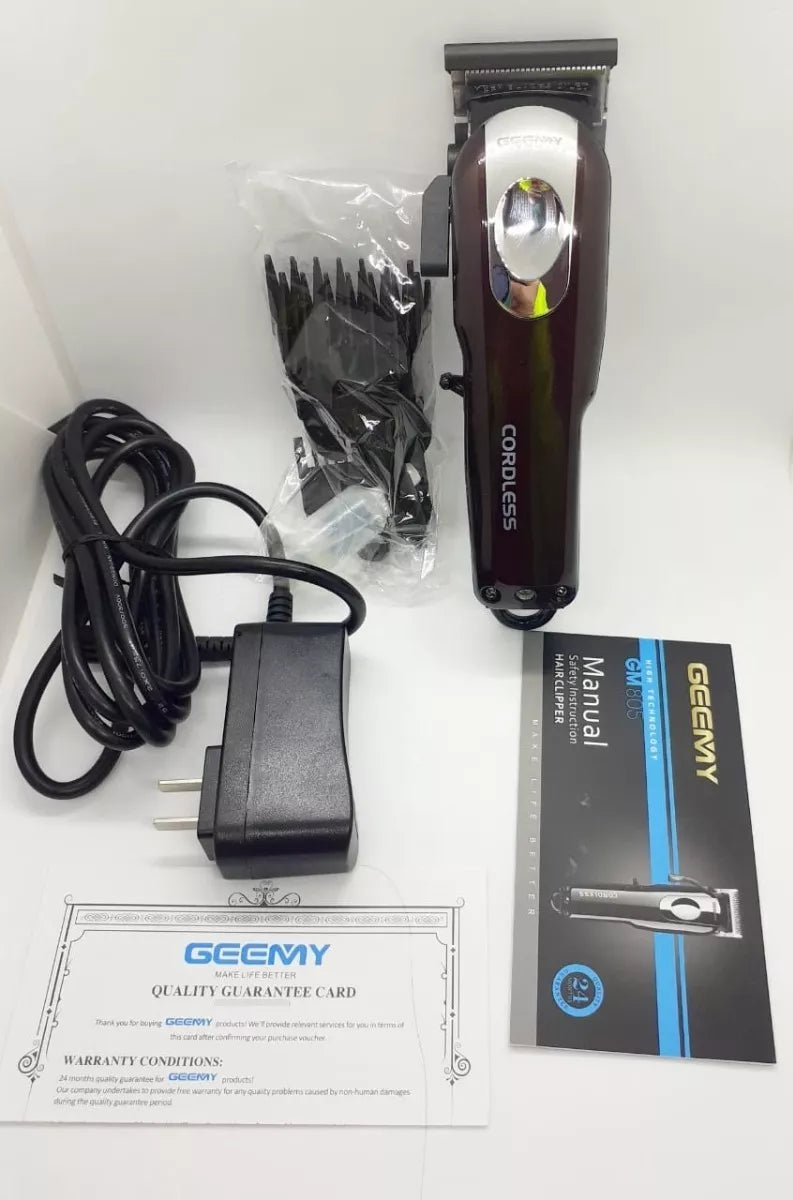 Cortadora de pelo Geemy GM-805 negra 100V/240V