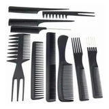 Kit Juego Set Peinillas Peluqueria 10 Unidades