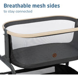 Cuna Colecho Portátil Ajustable Con Almohadilla Y Almacenaje