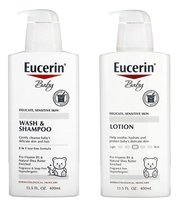 Eucerin Baby Shampoo + Lotion Pack 400 Ml