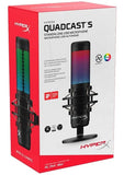 Micrófono HyperX Quadcast QuadCast S Condensador Omnidireccional color blackS