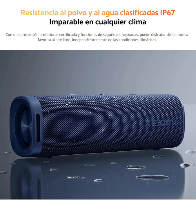 Xiaomi Sound Outdoor, Parlante Bt Portátil 30w Ip67 Tws, Blk Negro