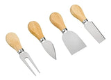 Set 4 Cuchillos De Quesos Mini Cuchillo Acero Inoxidable L54