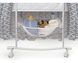 Moisés Y Cuna Mecedora Con Almacenamiento - Gris/linterna