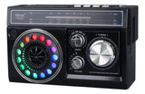 Parlante Radio Altavoz Retro Inalámbrico Bluetooth Linterna Diseño
