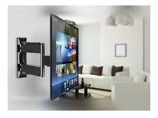 Soporte Tv Brazo Home Desing - 117B-2 14 a 55 Pulgadas Peso Max 50kg Color Negro