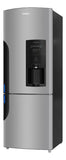 Heladera No Frost Mabe RMB400IBBRX0 418L Plateada con Negro | Bottom Freezer
