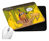 Pad Mouse Rectangular Meme I'm Fine Perro Negro