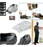 Plantillas Btall Zapatos Aumento Altura 5cm Silicona Transparentes